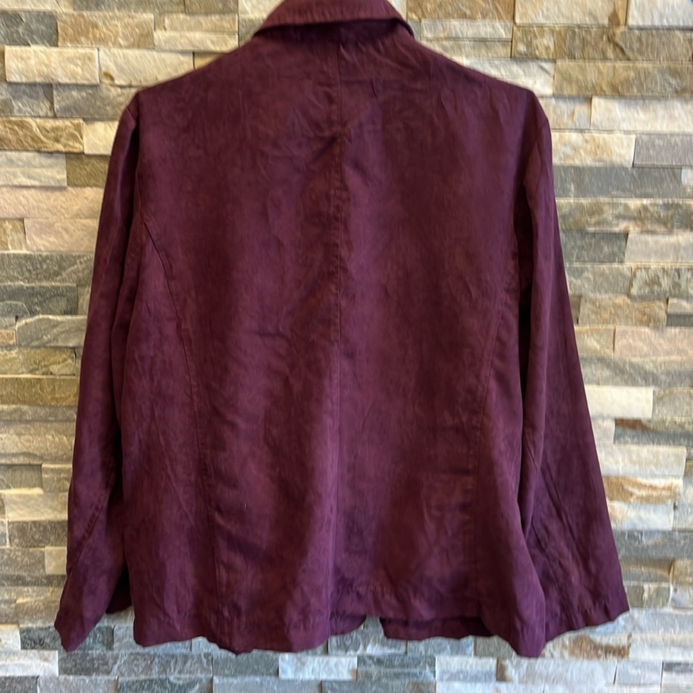 Notations Women's Purple Jacket - Picture 3 of 3